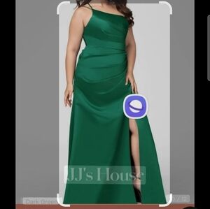 CANDY APPLE RED GOWN w/split sz 12/14  $36 GLENN HEIGHTS TX PPU OR SHIPPING